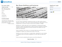 Tablet Screenshot of baroutlines.com